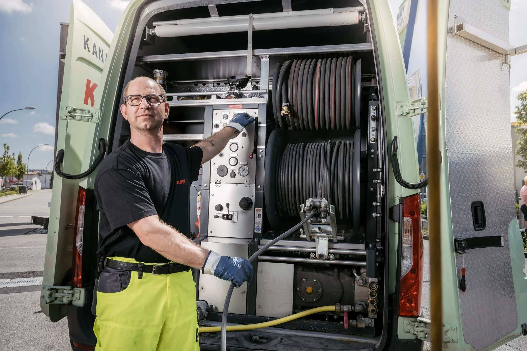 Ablauf von Kanalreinigung und Rohrreinigung in Oberpöring